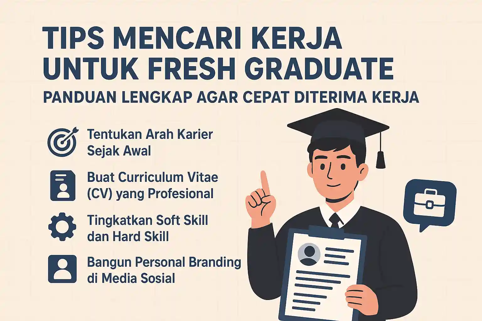 Tips Mencari Kerja untuk Fresh Graduate